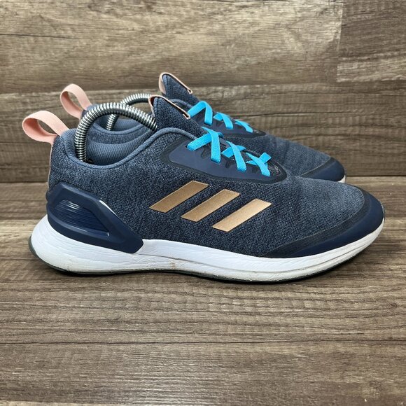 adidas Shoes - Adidas Rapidrun X Blue Gold Womens US Size 6 EUR 37.3 G27446 Running Shoes